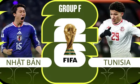 Kết quả bóng đá Nhật Bản vs Tunisia hôm nay 21/6 - World Cup 2026: Đại diện châu Á 'vùi dập' đối thủ