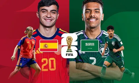 VTV trực tiếp bóng đá Tây Ban Nha vs Ả Rập Xê Út - Link xem trực tiếp World Cup 2026 hôm nay 21/6