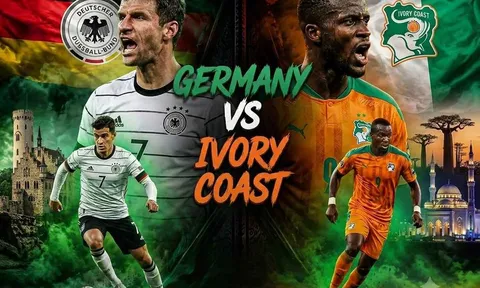 Trực tiếp bóng đá Đức vs Bờ Biển Ngà, 3h ngày 21/6 - Link xem trực tiếp World Cup 2026 trên VTV6 HD