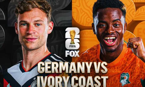 Link xem trực tiếp bóng đá Đức vs Bờ Biển Ngà 3h ngày 21/6 - VTV6 trực tiếp World Cup 2026 hôm nay