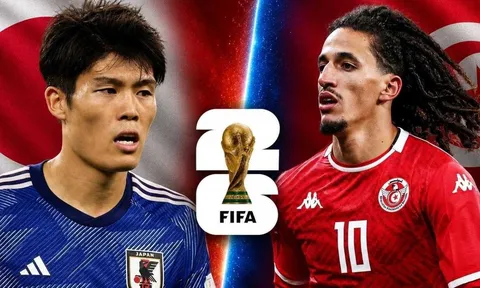 VTV trực tiếp bóng đá Tunisia vs Nhật Bản hôm nay 21/6 - Link xem trực tiếp World Cup 2026 FULL HD