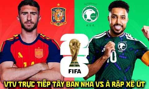VTV trực tiếp bóng đá Tây Ban Nha vs Ả rập Xê út hôm nay 21/6 - Link xem trực tiếp World Cup 2026
