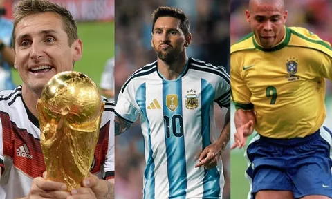 Top 10 cầu thủ vĩ đại nhất lịch sử World Cup: Ronaldo bị gạch tên; Messi vẫn đứng sau 1 người