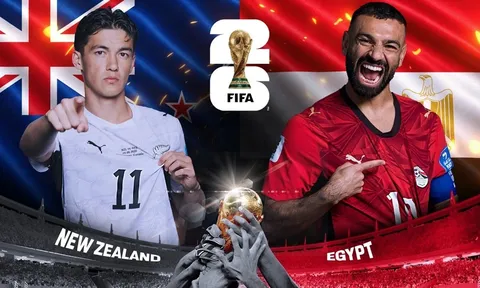 Kết quả bóng đá New Zealand vs Ai Cập hôm nay 22/6 - World Cup 2026: Địa chấn xuất hiện, Salah gây thất vọng
