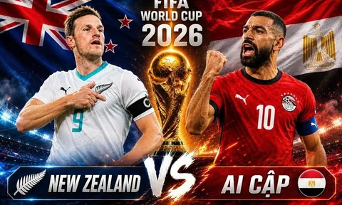 VTV trực tiếp bóng đá New Zealand vs Ai Cập - Link xem trực tiếp World Cup 2026 hôm nay 22/6