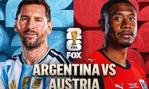 Nhận định bóng đá Argentina vs Áo - World Cup 2026: Messi hẹn Ronaldo ở 'chung kết sớm'?