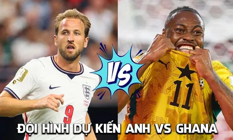 Dự đoán đội hình Anh vs Ghana, 3h00 ngày 24/6 - Nhận định bóng đá World Cup 2026 hôm nay