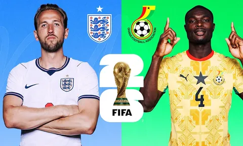 Dự đoán tỷ số Anh vs Ghana, 3h ngày 24/6 - Nhận định bóng đá World Cup 2026