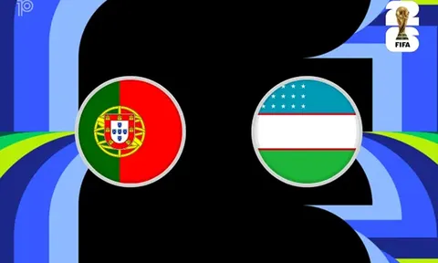 Dự đoán tỷ số Bồ Đào Nha vs Uzbekistan, 0h ngày 24/6 - Nhận định bóng đá World Cup 2026