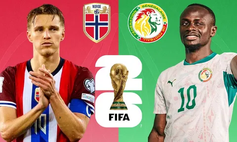 Dự đoán tỷ số Na Uy vs Senegal lúc 7h00 ngày 23/6 - Nhận định bóng đá World Cup 2026 hôm nay