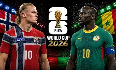 Kết quả bóng đá Na Uy vs Senegal - World Cup 2026: Erling Haaland ôm hận trước Sadio Mane