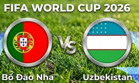 VTV6, VTV3 TRỰC TIẾP bóng đá Bồ Đào nha vs Uzbekistan ngày 24/6 - Link xem trực tiếp World Cup 2026 mới nhất