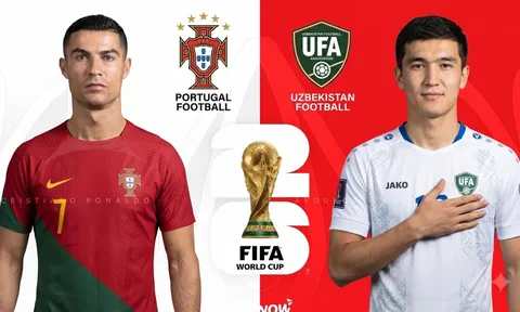 Xem trực tiếp bóng đá Bồ Đào Nha vs Uzbekistan ở đâu, kênh nào? Link xem trực tiếp World Cup 2026 HD