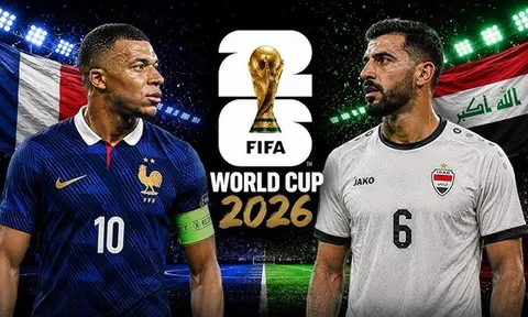 Xem trực tiếp bóng đá Pháp vs Iraq ở đâu, kênh nào? Link xem trực tiếp World Cup 2026 trên VTV3 HD