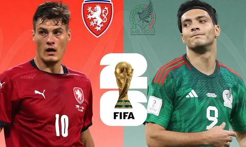 VTV trực tiếp bóng đá CH Séc vs Mexico - Link xem trực tiếp World Cup 2026 hôm nay 25/6