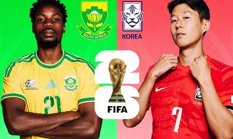 VTV trực tiếp bóng đá Nam Phi vs Hàn Quốc - Link xem trực tiếp World Cup 2026 hôm nay 25/6