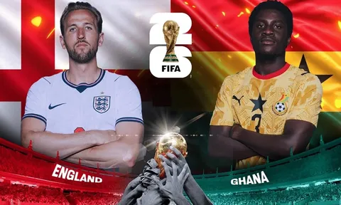 Kết quả bóng đá Anh vs Ghana - World Cup 2026: Harry Kane tiếp tục tỏa sáng, Tam Sư dẫn đầu bảng L