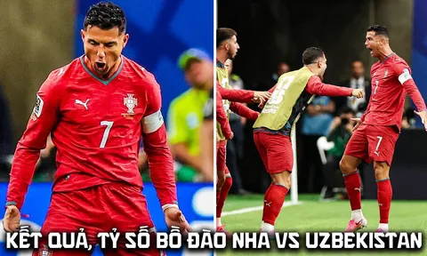 Kết quả, tỷ số Bồ Đào Nha vs Uzbekistan hôm nay 24/6 - World Cup 2026: Ronaldo thiết lập siêu kỷ lục