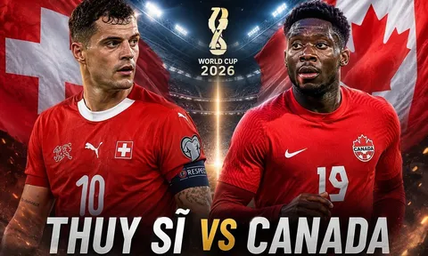Dự đoán kết quả, tỷ số Thụy Sĩ vs Canada - World Cup 2026: Siêu máy tính hạ thấp chủ nhà