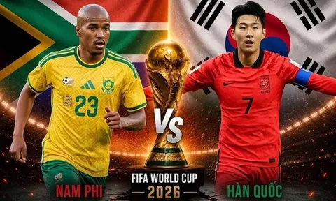 Kết quả, tỷ số Nam Phi vs Hàn Quốc hôm nay 25/6 - World Cup 2026: Đẳng cấp ông lớn châu Á lên tiếng
