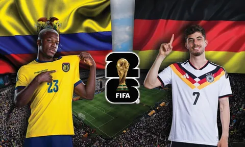Link xem TRỰC TIẾP bóng đá Đức vs Ecuador, 03h00 ngày 26/6 - VTV6 trực tiếp World Cup 2026 hôm nay