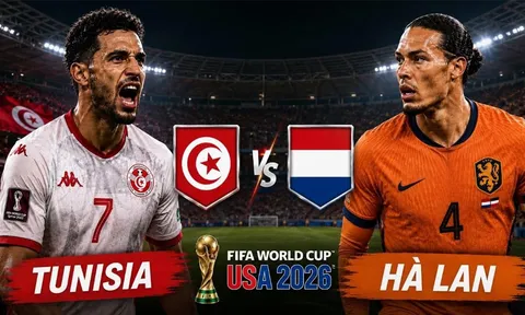 Dự đoán tỷ số, kết quả Hà Lan vs Tunisia, 06h00 ngày 26/6 - World Cup 2026: Bữa tiệc bàn thắng?