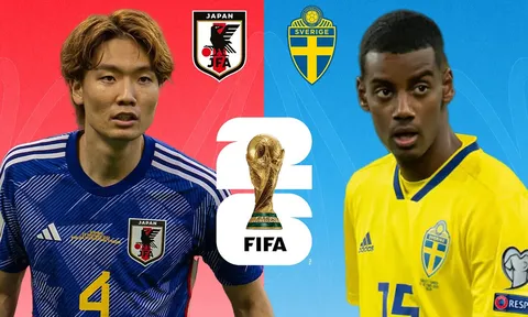 Dự đoán tỷ số Nhật Bản vs Thụy Điển, 6h ngày 26/6 - Nhận định bóng đá World Cup 2026