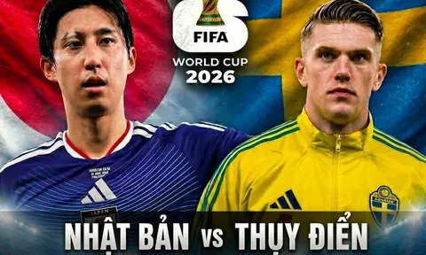 Dự đoán tỷ số, kết quả Nhật Bản vs Thụy Điển, 6h ngày 26/6 - World Cup 2026: Samurai xanh thắng kịch tính?