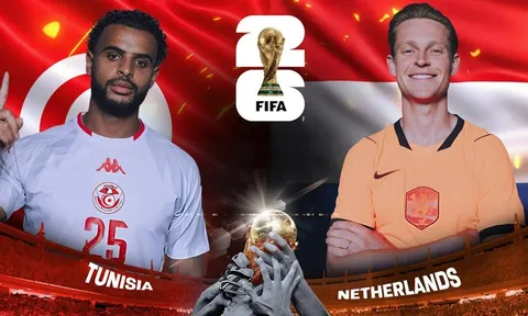 Link xem TRỰC TIẾP bóng đá Hà Lan vs Tunisia 06h00 ngày 26/6 - VTV trực tiếp World Cup 2026 hôm nay