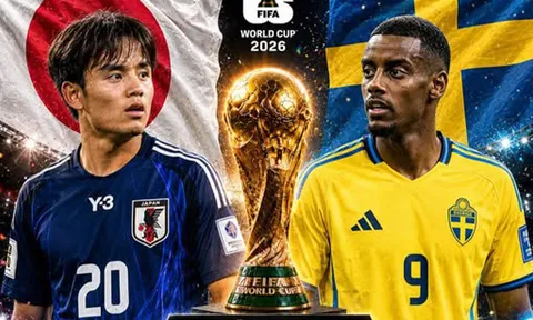 Link xem TRỰC TIẾP bóng đá Nhật Bản vs Thụy Điển 06h00 ngày 26/6 - VTV trực tiếp World Cup 2026