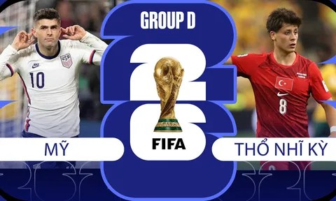 Nhận định bóng đá, dự đoán tỷ số Thổ Nhĩ Kỳ vs Mỹ 9h ngày 26/6 - World Cup 2026: Chủ nhà đại thắng?