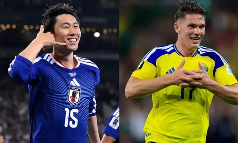 Trực tiếp bóng đá Nhật Bản vs Thụy Điển, 6h ngày 26/6 - Link xem trực tiếp World Cup 2026 trên VTV3