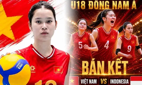 Xem TRỰC TIẾP bóng chuyền nữ Việt Nam đấu Indonesia ở đâu, kênh nào? Link xem bóng chuyền U18 Đông Nam Á 2026