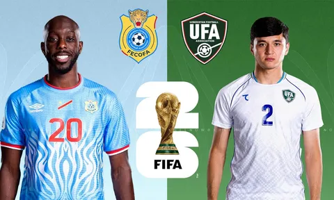Dự đoán tỷ số CHDC Congo vs Uzbekistan 6h30 ngày 28/6 - Nhận định bóng đá World Cup 2026