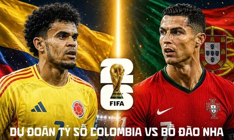 Dự đoán tỷ số Colombia vs Bồ Đào Nha, 6h30 ngày 28/6 - Nhận định bóng đá World Cup 2026 hôm nay