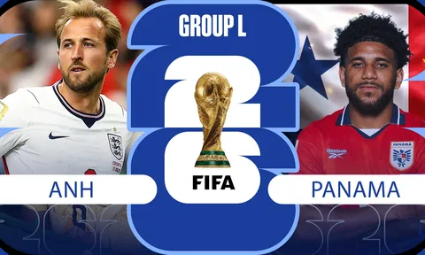 Nhận định bóng đá, dự đoán tỷ số Anh vs Panama 04h00 ngày 28/6 - World Cup 2026: Harry Kane lập kỷ lục mới?