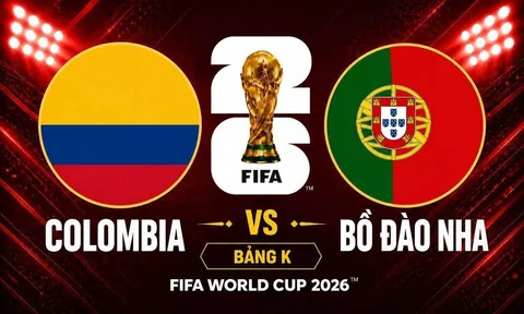 Dự đoán kết quả, tỷ số Colombia vs Bồ Đào Nha - World Cup 2026: Siêu máy tính ưu ái Ronaldo
