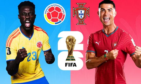 Kết quả bóng đá Colombia vs Bồ Đào Nha - World Cup 2026: Ronaldo chạm trán 'thú dữ' ở vòng 1/32
