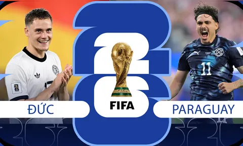 Dự đoán tỷ số, kết quả Đức vs Paraguay 03h30 ngày 30/6 - World Cup 2026: Florian Wirtz lập siêu phẩm?
