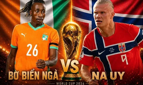 Dự đoán kết quả, tỷ số Bờ Biển Ngà vs Na Uy - World Cup 2026: Siêu máy tính tin Erling Haaland