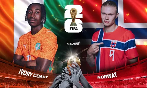 Dự đoán tỷ số Bờ Biển Ngà vs Na Uy, 0h ngày 1/7 - Nhận định bóng đá World Cup 2026