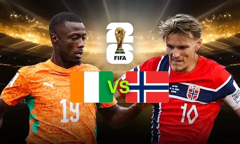 Trực tiếp bóng đá Bờ Biển Ngà vs Na Uy, 0h ngày 1/7 - Link xem trực tiếp World Cup 2026 trên VTV6 HD