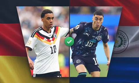 Trực tiếp bóng đá Đức vs Paraguay, 3h30 ngày 30/6 - Link xem trực tiếp World Cup 2026 trên VTV6 HD