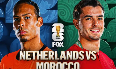 VTV6 VTV3 Trực tiếp bóng đá Hà Lan vs Morocco 8h ngày 30/6 - Link xem trực tiếp World Cup 2026 hôm nay