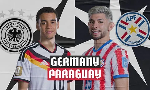 Xem trực tiếp bóng đá Đức vs Paraguay ở đâu, kênh nào? Link xem trực tiếp World Cup 2026 trên VTV3