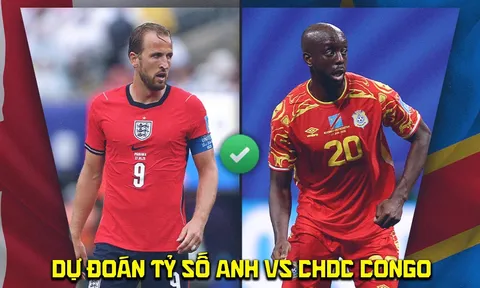 Dự đoán tỷ số Anh vs CHDC Congo 23h ngày 1/7 - Nhận định bóng đá World Cup 2026 hôm nay