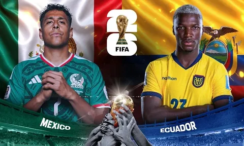 Dự đoán tỷ số, kết quả Mexico vs Ecuador, 08h00 hôm nay 1/7 - World Cup 2026: Sao trẻ Arsenal gây thất vọng
