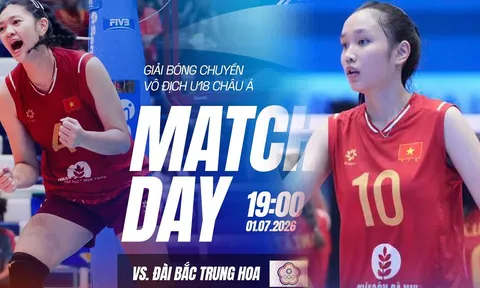 Link xem TRỰC TIẾP bóng chuyền nữ Việt Nam đấu Đài Loan - VCK U18 nữ châu Á 2026: Rượt đuổi kịch tính