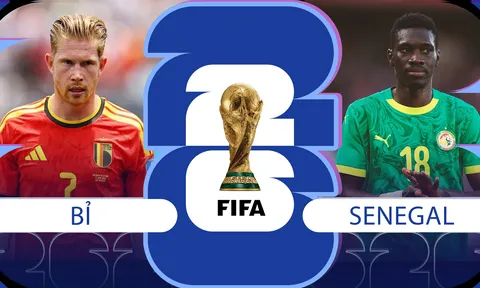 Nhận định bóng đá, dự đoán tỷ số Bỉ vs Senegal - World Cup 2026: De Bruyne đối đầu Ismaïla Sarr