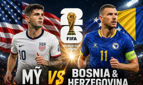 VTV trực tiếp bóng đá Mỹ vs Bosnia - Link xem trực tiếp World Cup 2026 hôm nay 2/7 trên VTV3